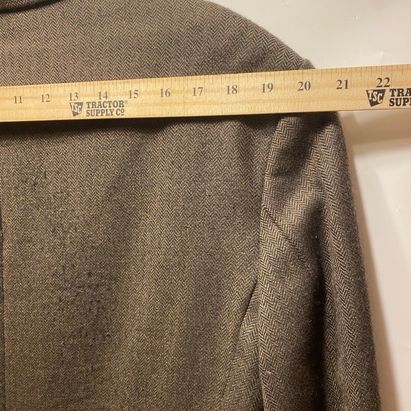 RBM Blazer Virgin Wool Old Money Made in Africa Men 44 Brown / White Flecks READ - Picture 10 of 13